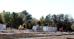 Demolition is complete of the fuel tank and racks in Glenwood Yard